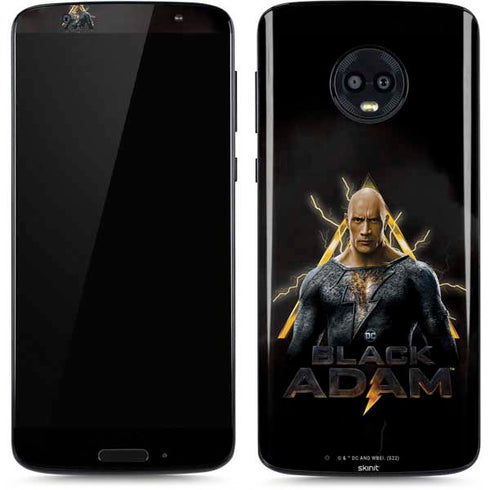 DC Comics Black Adam Movie Art Charcater Moto G6 Skin