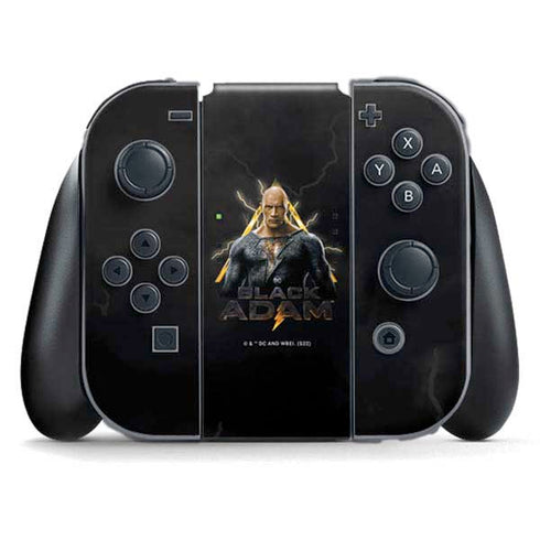 DC Comics Black Adam Movie Art Charcater Nintendo Switch (2017-2021) Joy-Con Controller Skin