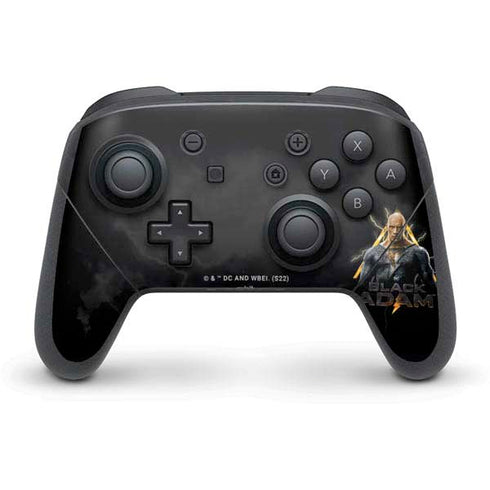DC Comics Black Adam Movie Art Charcater Nintendo Switch Pro Controller Skin