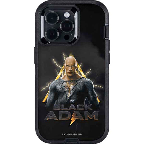 DC Comics Black Adam Movie Art Charcater Otterbox Defender iPhone Skin