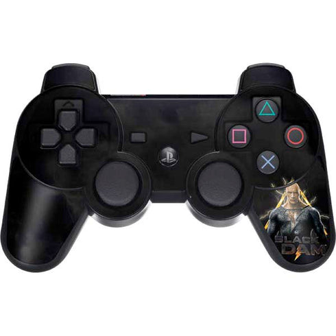 DC Comics Black Adam Movie Art Charcater PS3 Dual Shock wireless controller Skin