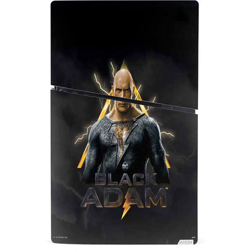 DC Comics Black Adam Movie Art Charcater PS5 Slim Digital Edition Console Skin