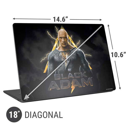 DC Comics Black Adam Movie Art Charcater Universal Laptop 18in (14.6 x 10.6in) Skin