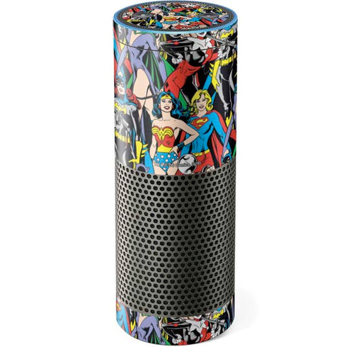DC Comics Wonder Woman DC Bombshells Characters Pattern Amazon Echo Skin