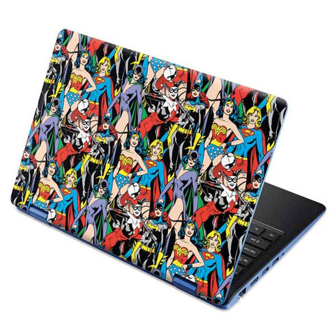 DC Comics Wonder Woman DC Bombshells Characters Pattern Aspire R11 11.6in Skin
