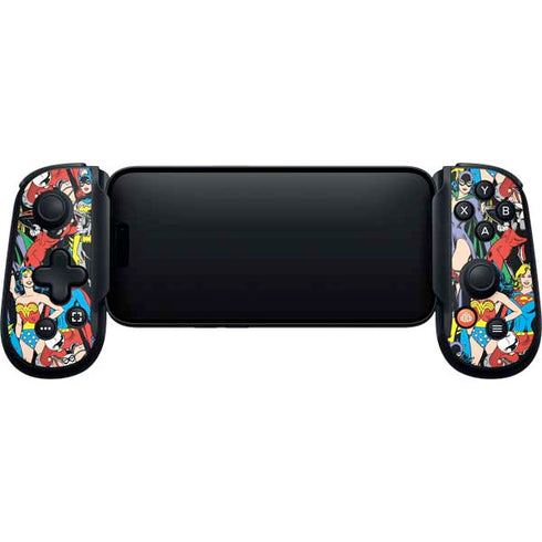 DC Comics Wonder Woman DC Bombshells Characters Pattern Backbone One for iPhone Game Controller Skin