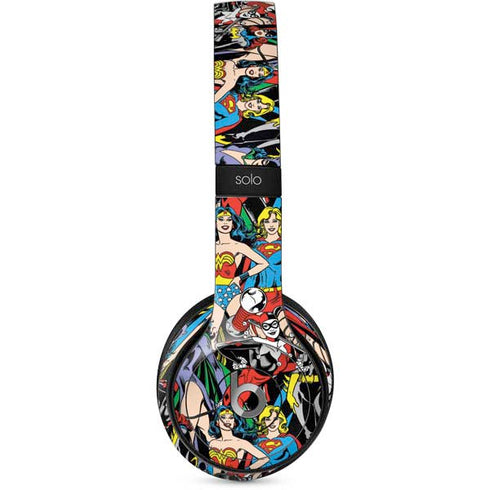 DC Comics Wonder Woman DC Bombshells Characters Pattern Beats Solo 2 Wired Skin