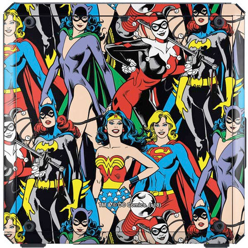 DC Comics Wonder Woman DC Bombshells Characters Pattern Cooler Master MasterBox Q300L Mini Tower Skin