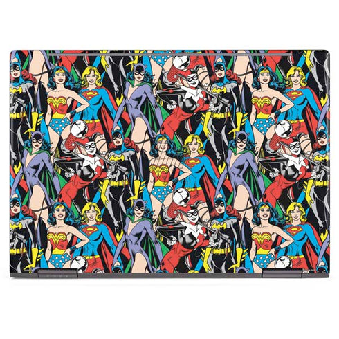 DC Comics Wonder Woman DC Bombshells Characters Pattern HP Envy Skin