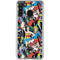DC Comics Wonder Woman DC Bombshells Characters Pattern Galaxy A21 Clear Case