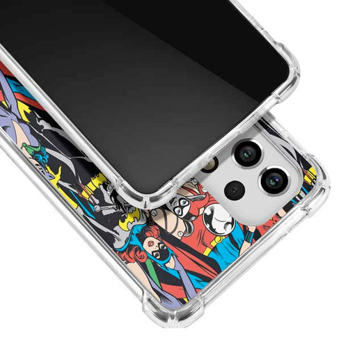 DC Comics Wonder Woman DC Bombshells Characters Pattern Galaxy A53 5G Clear Case