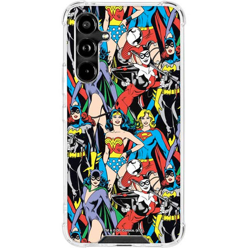 DC Comics Wonder Woman DC Bombshells Characters Pattern Galaxy A54 5G Clear Case