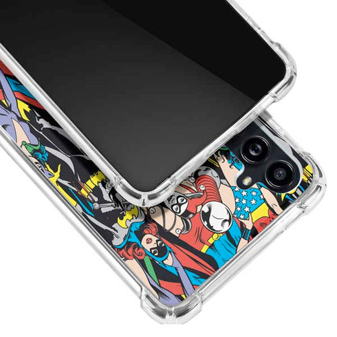DC Comics Wonder Woman DC Bombshells Characters Pattern Galaxy A54 5G Clear Case