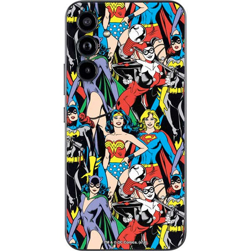 DC Comics Wonder Woman DC Bombshells Characters Pattern Galaxy A54 5G Skin