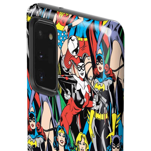 DC Comics Wonder Woman DC Bombshells Characters Pattern Galaxy Note20 5G Pro Case
