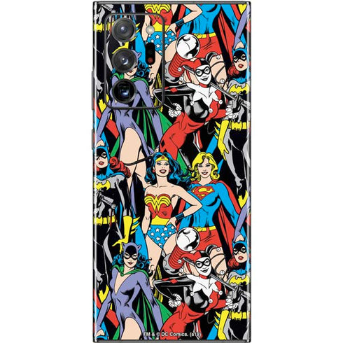 DC Comics Wonder Woman DC Bombshells Characters Pattern Galaxy Note20 Ultra 5G Skin