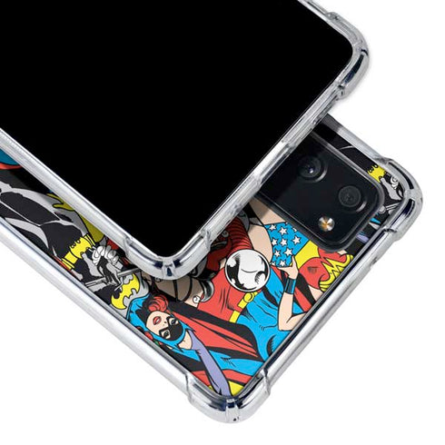 DC Comics Wonder Woman DC Bombshells Characters Pattern Galaxy S20 FE Clear Case