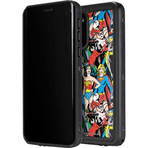 DC Comics Wonder Woman DC Bombshells Characters Pattern Galaxy S20 Plus Waterproof Case