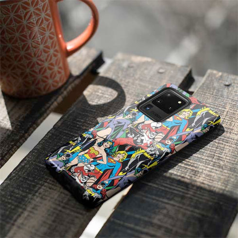 DC Comics Wonder Woman DC Bombshells Characters Pattern Galaxy S20 Ultra 5G Pro Case