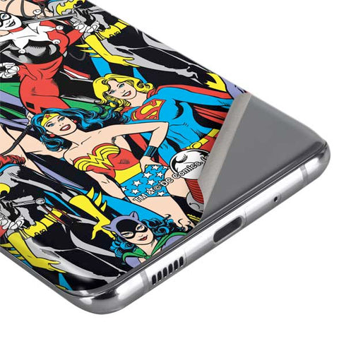 DC Comics Wonder Woman DC Bombshells Characters Pattern Galaxy S20 Ultra 5G Skin