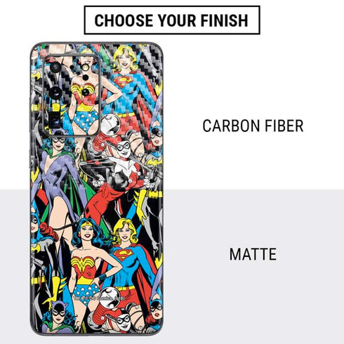 DC Comics Wonder Woman DC Bombshells Characters Pattern Galaxy S20 Ultra 5G Skin