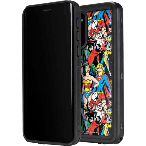DC Comics Wonder Woman DC Bombshells Characters Pattern Galaxy S20 Waterproof Case