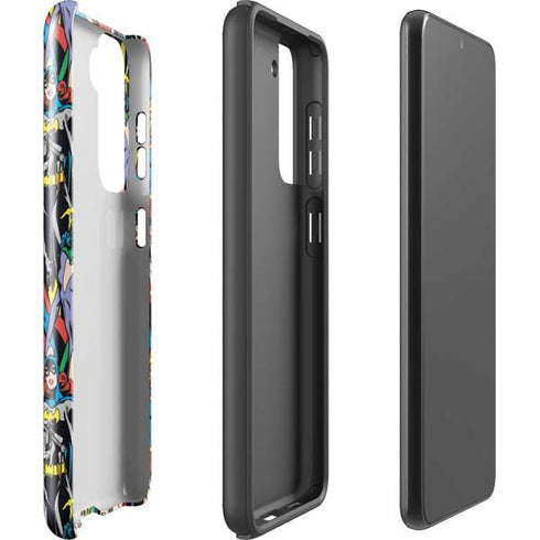 DC Comics Wonder Woman DC Bombshells Characters Pattern Galaxy S21 Plus 5G Pro Case