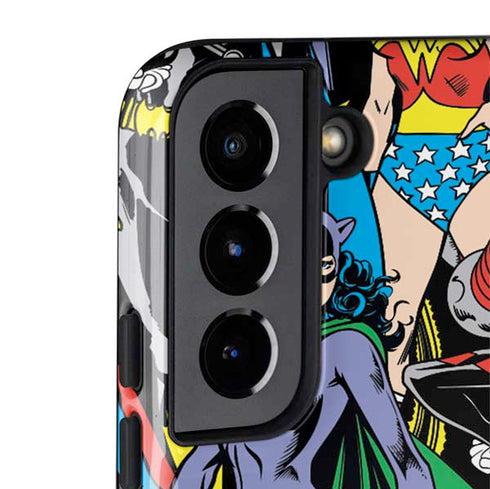 DC Comics Wonder Woman DC Bombshells Characters Pattern Galaxy S22 Plus Pro Case
