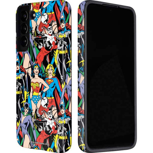 DC Comics Wonder Woman DC Bombshells Characters Pattern Galaxy S22 Plus Pro Case
