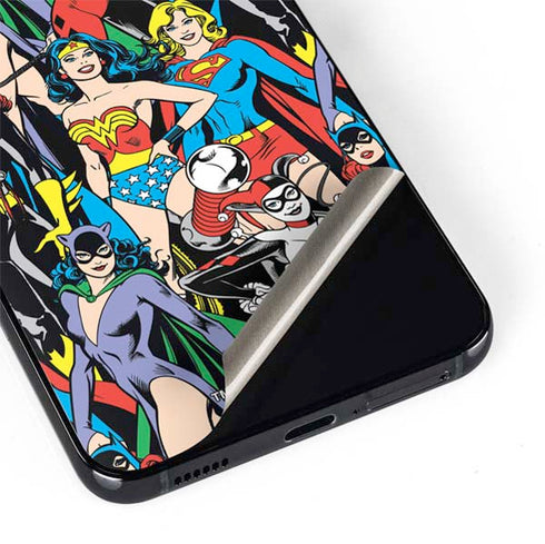 DC Comics Wonder Woman DC Bombshells Characters Pattern Galaxy S22 Plus Skin