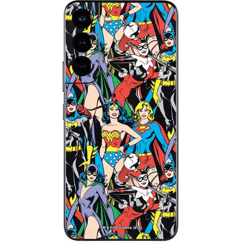 DC Comics Wonder Woman DC Bombshells Characters Pattern Galaxy S22 Skin