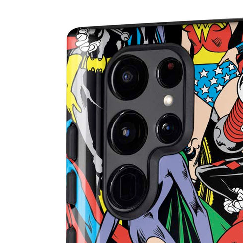DC Comics Wonder Woman DC Bombshells Characters Pattern Galaxy S22 Ultra Pro Case