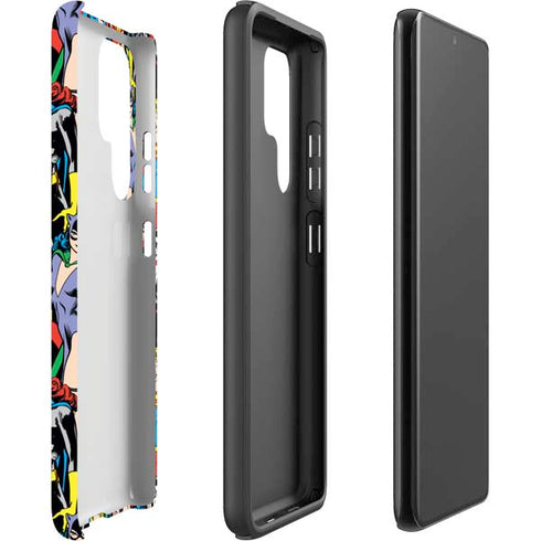 DC Comics Wonder Woman DC Bombshells Characters Pattern Galaxy S22 Ultra Pro Case