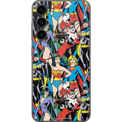 DC Comics Wonder Woman DC Bombshells Characters Pattern Galaxy S23 Plus Skin