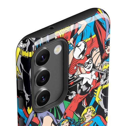 DC Comics Wonder Woman DC Bombshells Characters Pattern Galaxy S23 Pro Case