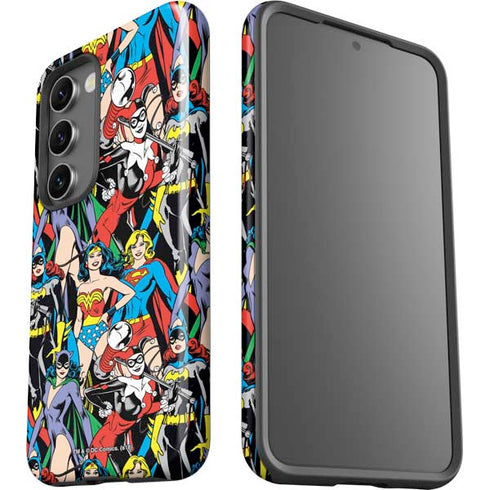 DC Comics Wonder Woman DC Bombshells Characters Pattern Galaxy S23 Pro Case