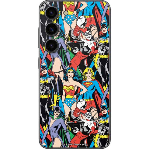 DC Comics Wonder Woman DC Bombshells Characters Pattern Galaxy S23 Skin