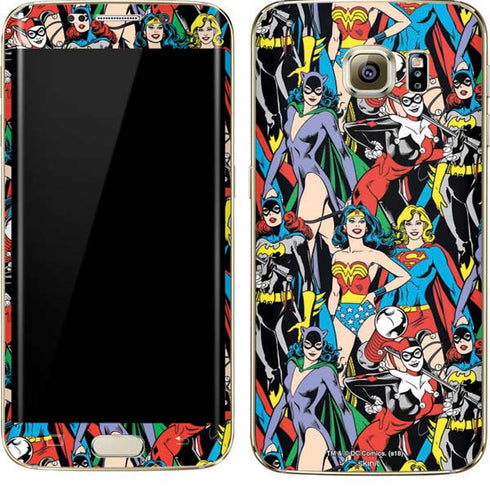 DC Comics Wonder Woman DC Bombshells Characters Pattern Galaxy S7 Edge Skin