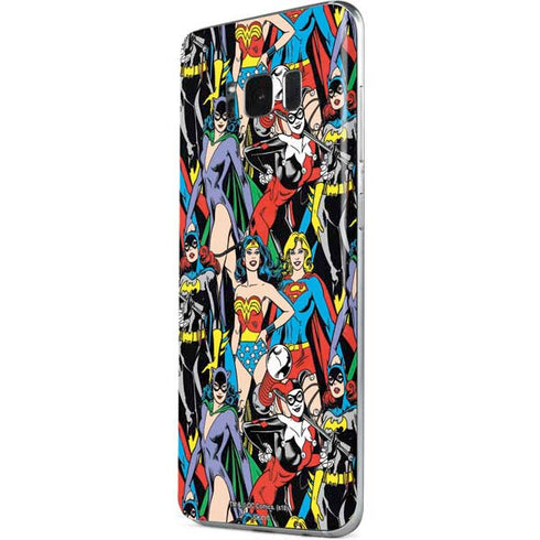 DC Comics Wonder Woman DC Bombshells Characters Pattern Galaxy S8 Skin