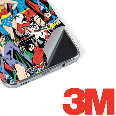 DC Comics Wonder Woman DC Bombshells Characters Pattern Galaxy S8 Skin