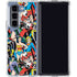 DC Comics Wonder Woman DC Bombshells Characters Pattern Galaxy Z Fold5 5G Clear Case