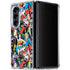DC Comics Wonder Woman DC Bombshells Characters Pattern Galaxy Z Fold5 5G Clear Case