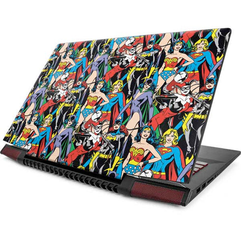 DC Comics Wonder Woman DC Bombshells Characters Pattern Lenovo IdeaPad Skin