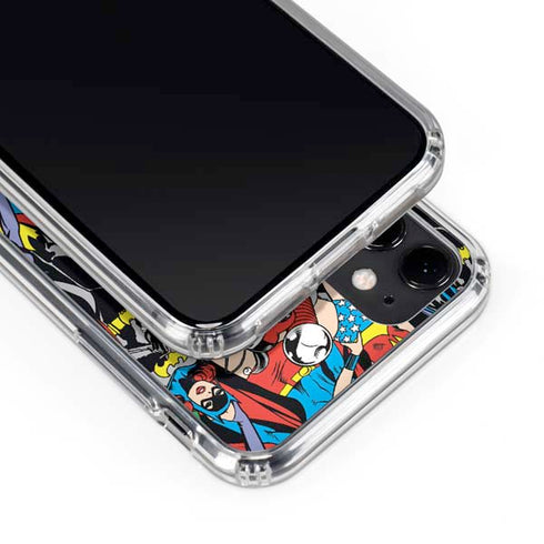 DC Comics Wonder Woman DC Bombshells Characters Pattern iPhone 11 Clear Case