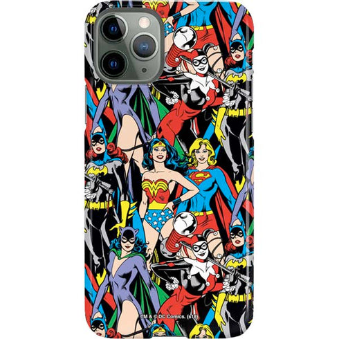 DC Comics Wonder Woman DC Bombshells Characters Pattern iPhone 11 Pro Lite Case