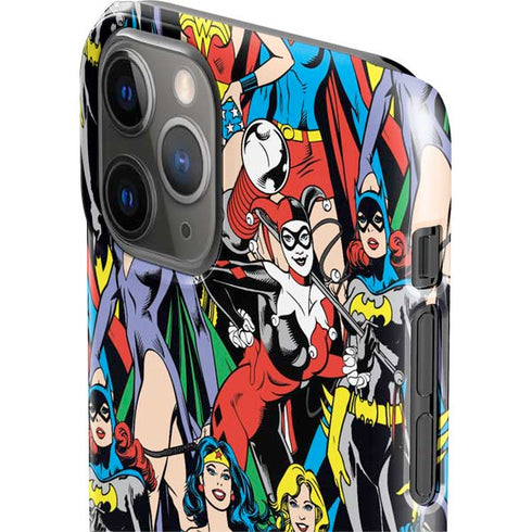DC Comics Wonder Woman DC Bombshells Characters Pattern iPhone 11 Pro Lite Case