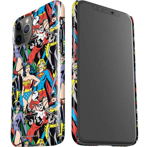 DC Comics Wonder Woman DC Bombshells Characters Pattern iPhone 11 Pro Lite Case