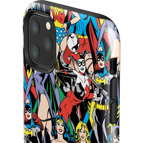 DC Comics Wonder Woman DC Bombshells Characters Pattern iPhone 11 Pro Max Impact Case