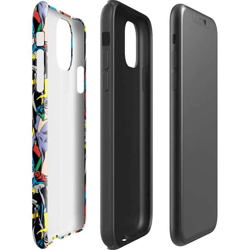 DC Comics Wonder Woman DC Bombshells Characters Pattern iPhone 11 Pro Max Impact Case