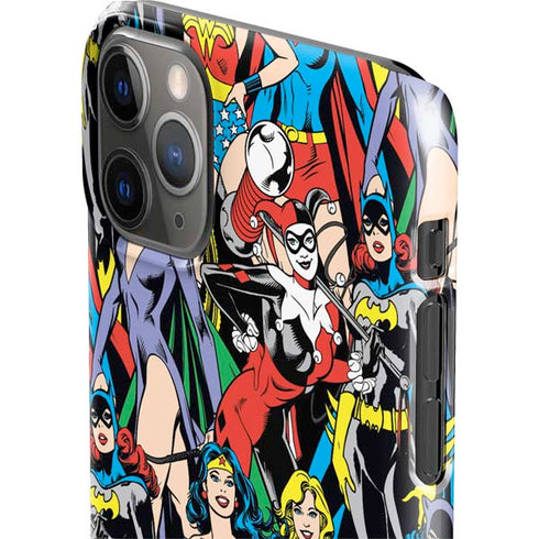 DC Comics Wonder Woman DC Bombshells Characters Pattern iPhone 11 Pro Max Lite Case